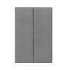 Set De 2 Paneles De Pared Acolchados Carpino Textil 90x30cm - Gris Claro [neu.haus]