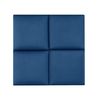 Set De 4 Paneles De Pared Acolchados Carpino Terciopelo 30x30cm - Azul Marino [neu.haus]