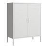 Armario Archivador Pyhäranta Acero 102x80x40cm - Blanco Mate [en.casa]