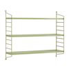 Estantería De Pared Strängnäs De 3 Niveles Acero 50x60x15 Cm - Verde Oliva [en.casa]