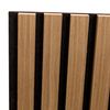 Set De 8x Paneles De Pared Vang Acústico En Mdf Y Fieltro 120 X 60 X 2 Cm (5,76 M²) - Roble Oscuro [neu.holz]