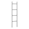 Escalera Toallero Bodø Con 4 Barras Acero 176x38x2cm - Negro [en.casa]