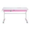 Escritorio Infantil Sauda Regulable En Altura Metal 120x60cm - Rosa/blanco [en.casa]