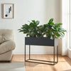 Soporte Para Plantas Joensuu 80x80x25 Cm - Negro [en.casa]