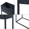 Soporte Para Plantas Joensuu 80x80x25 Cm - Negro [en.casa]