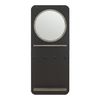 Perchero Panel Helsinge 140x60x16 Cm - Negro Mate [en.casa]