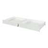 Set De 2 Cajones Debajo De La Cama Ydre Con Ruedas 98x92x22cm - Blanco [en.casa]