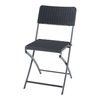 Set De 2 Sillas Plegables Mark 87x46x53cm - Negro [en.casa]