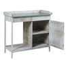 Mesa De Jardinería Aliano Abeto 98x48x94cm - Gris [casa.pro]