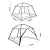 Carpa De Jardín Beekdaelen Poliéster 305x305x213cm - Gris [pro.tec]