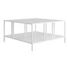 Mesa De Centro Kumlinge Cuadrada 40x80x80 Cm - Blanco [en.casa]