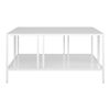 Mesa De Centro Kumlinge Cuadrada 40x80x80 Cm - Blanco [en.casa]