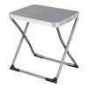 Taburete Plegable Barete Con Tablero 47x47x37cm - Gris [en.casa]