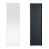 Espejo Para Puerta Lesina Con 2 Ganchos Aluminio 120x37cm - Blanco [en.casa]