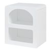 Mesa Auxiliar Vågå Multiusos Mdf 60x60x26 Cm - Blanco [en.casa]