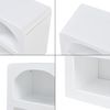 Mesa Auxiliar Vågå Multiusos Mdf 60x60x26 Cm - Blanco [en.casa]