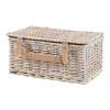 Cesta De Picnic Lumparland Para 4 Personas 42x28x20cm - Blanco / Azul [casa.pro]