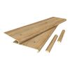 Set De 2 Revestimientos De Escalera Bunschoten Pvc 120x32x4,6cm - Efecto Roble [neu.holz]