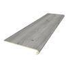 Set De 2 Revestimientos De Escalera Pvc 120x32x4,6cm - Efecto Roble Gris [neu.holz]