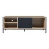 Mueble De Tv Tysnes 120x40x45 Cm - Roble/negro [en.casa]