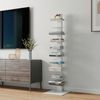 Librería Eksjö Con 10 Estantes 150x39x39 Cm - Blanco [en.casa]