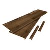 Set De 8 Revestimientos De Escalera Pvc 120x32x4,6cm - Madera Oscura [neu.holz]