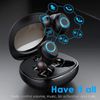 Auriculares Bluetooth True Wireless Veanxin (in Ear Microfone Noise Cancelling Preto)