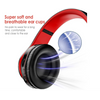 Veanxin Luz Led Auriculares No Plegables Ranura Bluetooth Con Tarjetero Multicolor (rojo)