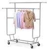 Perchero Extensible Ropa Con Ruedas Altura Ajustable 139-164cm