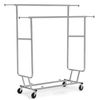 Perchero Extensible Ropa Con Ruedas Altura Ajustable 139-164cm