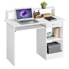 Mesa Escritorio Ordenador Con Soporte De Monitor 106x50x75cm Blanco