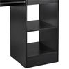 Mesa Escritorio Ordenador Con Soporte De Monitor 106x50x75cm Negro