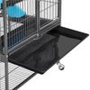 Jaula Metal Para Roedores Chinchillas Hámster Con Ruedas 61x42x85cm