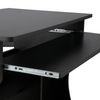 Mesa Escritorio Ordenador Con Ruedas 80x48x76 Cm Negro con Ofertas en  Carrefour