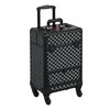 Maletín Trolley De Maquillaje 34,5 X 24 X 55 Cm Negro