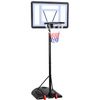 Canasta De Baloncesto Exterior Con Pie Altura Ajustable 219-279 Cm