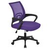 Silla De Oficina Ya79 Malla Violeta Altura Ajustable  Brazos Fijos