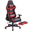 Silla Gaming Ergonómica Con Reposacabezas Regulable Negro Rojo