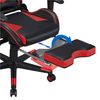 Silla Gaming Ergonómica Con Reposacabezas Regulable Negro Rojo