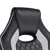 Silla Gaming Ergonómica Con Ruedas Gris 67x63x103,5-113,5cm