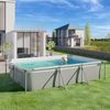 Piscina Desmontable Rectangular 300 X 207 X 70 Cm - Gris