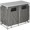 Cocina De Camping 97x47,5x78cm - Gris