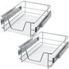 2 Cajones Telescópicos Para Cocina Y Dormitorio - 37 Cm