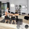 Conjunto De 4 Sillas De Comedor Federica - Gris