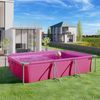 Piscina Desmontable Rectangular 300 X 207 X 70 Cm - Rosa