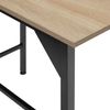 Mesa De Comedor Kerry 120x40x100,5cm - Madera Industrial Clara, Roble Sonoma