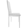 Conjunto De Mesa Y 6 Sillas De Comedor Brandenburg - Blanco/blanco