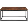 Mesa De Café Lynch - Madera Industrial Oscura