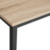 Mesa De Escritorio Sílex - Madera Industrial Clara, Roble Sonoma, 140 Cm