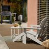 Silla De Jardã­n Con Reposapiã©s Estilo Adirondack - Gris Claro